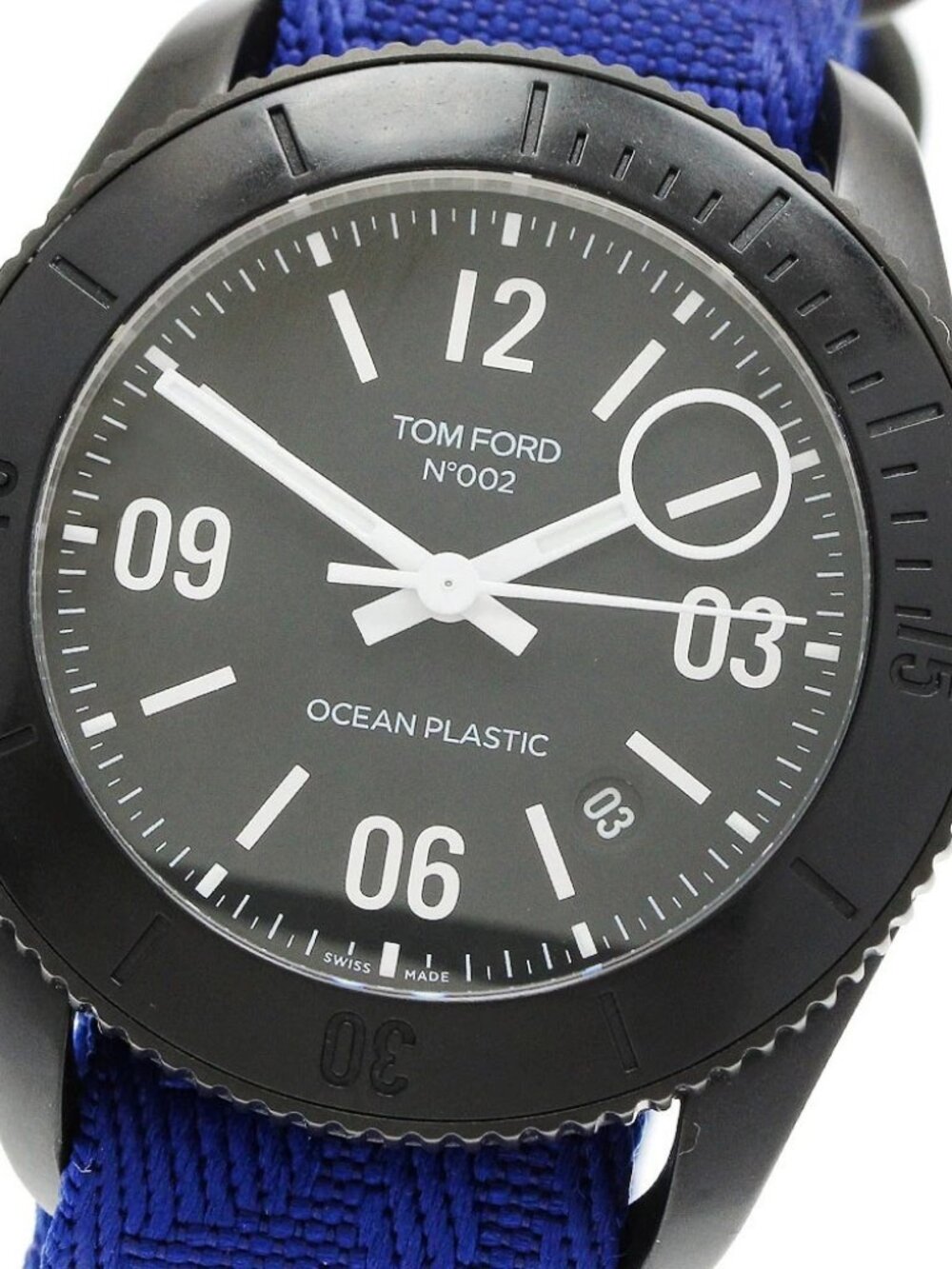 TOM FORD No.002 Ocean Plastic Sports TFT002027 Date Automatic Men's Watch_